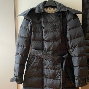 Burberry Detachable Hood Puffer Coat
